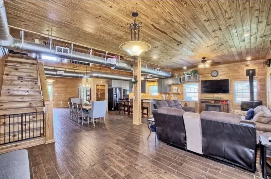 Very spacious open floor plan.