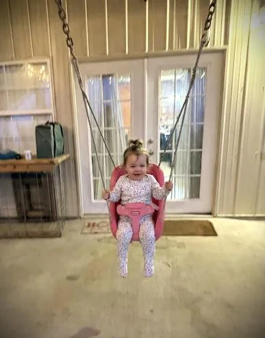 A swing is provided for our tiniest guests.